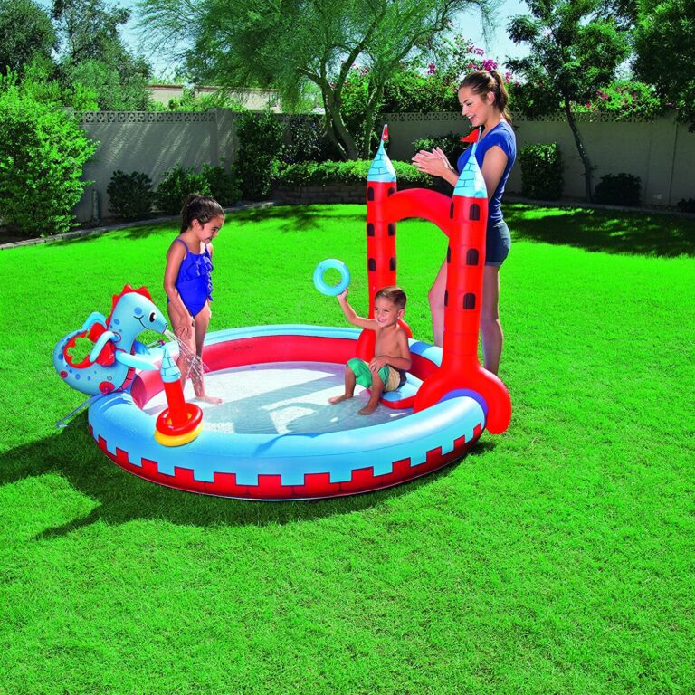 Aire De Jeux Gonflable Bestway Pour Enfants Avec Piscine Et Chateau 1