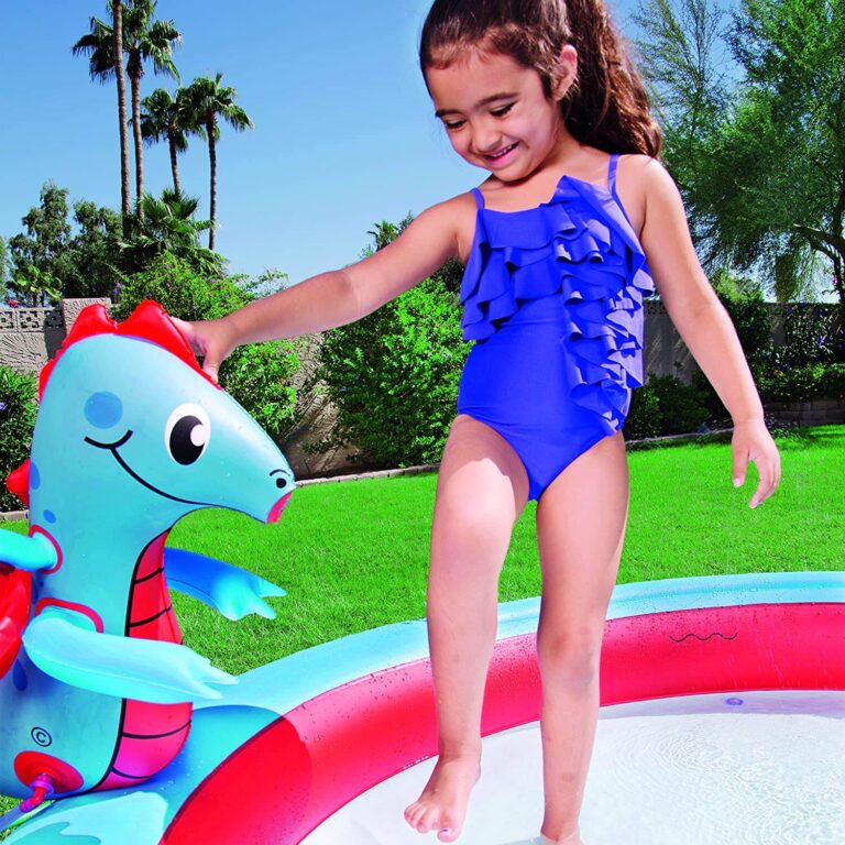 Aire De Jeux Gonflable Bestway Pour Enfants Avec Piscine Et Chateau 3