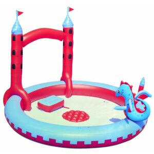 Aire De Jeux Gonflable Bestway Pour Enfants Avec Piscine Et Chateau 5