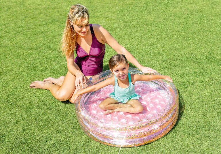 Piscine Gonflable Bebe Pailletee Intex O86cm Amusante Et Securisee Pour Lete 2