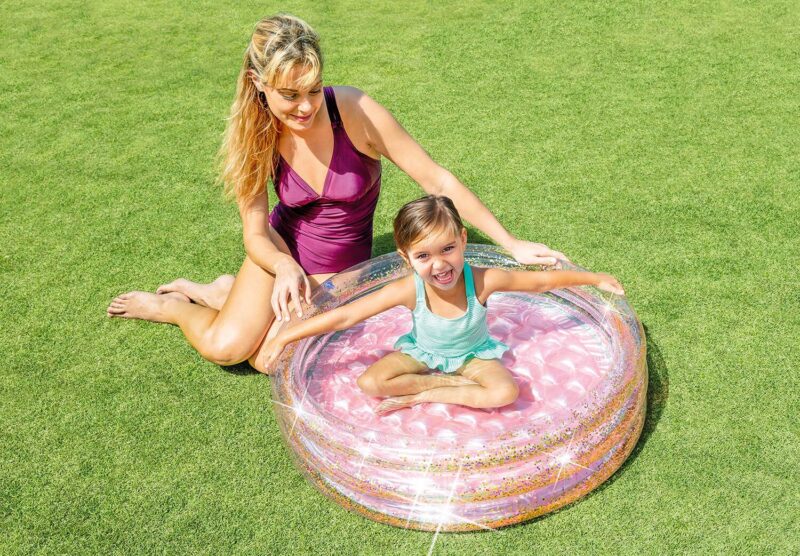 Piscine Gonflable Bebe Pailletee Intex O86cm Amusante Et Securisee Pour Lete 2