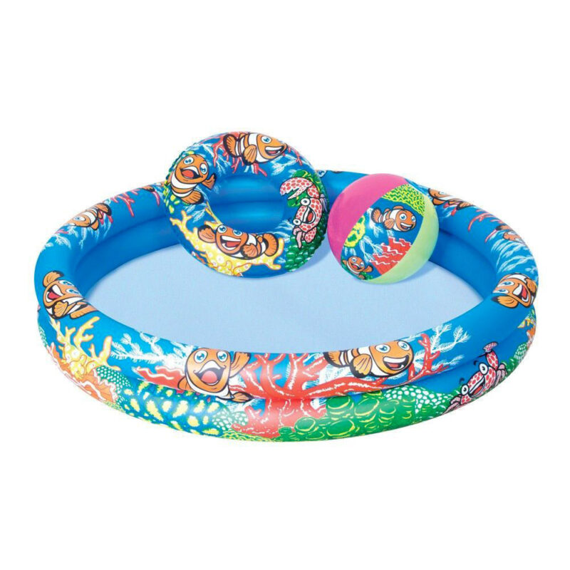 Piscine Gonflable Enfant 122cm Bestway Amusante Et Securisee Pour Lete 2