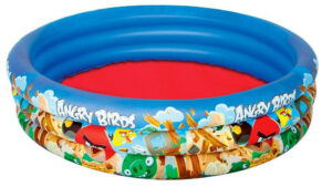 Piscine Gonflable Enfant 152 Cm 3 Anneaux Theme Oiseaux Colores 1