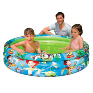 Piscine Gonflable Enfant 3 Anneaux O168cm Amusante Et Securisee 1