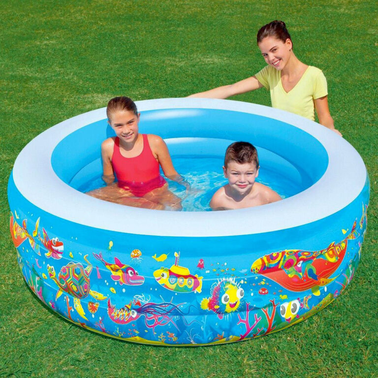 Piscine Gonflable Enfant O196cm Amusante Et Rafraichissante Pour Lete 1